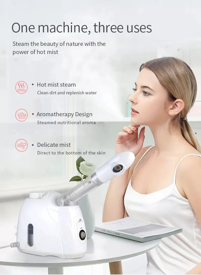 Ozone Facial Steamer Warm Mist Humidifier for Face