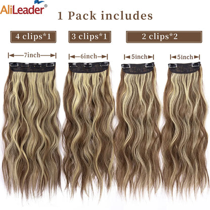 20Inch Synthetic Long Wavy Hair Clip In Set