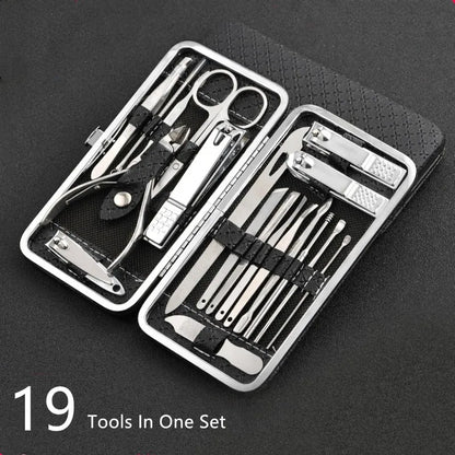 Qmake 19 in 1 Stainless Steel Manicure set