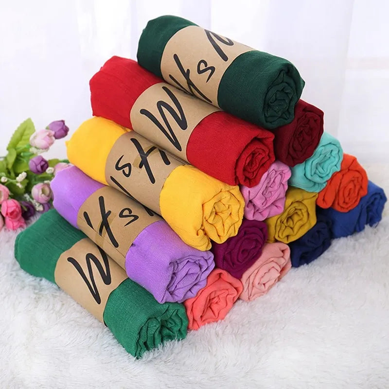 Solid Color Hijab Scarf