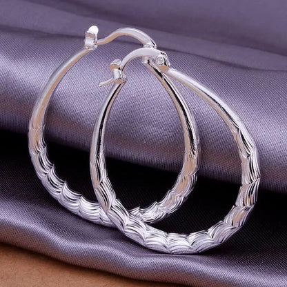 925 Sterling Silver wedding hook Earrings