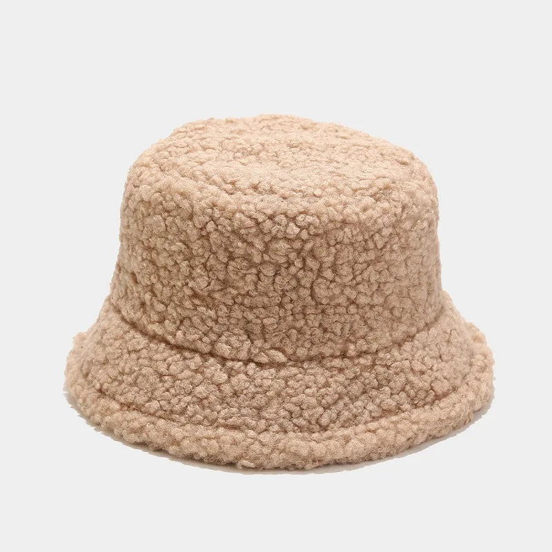 Lamb Faux Fur Bucket Hat