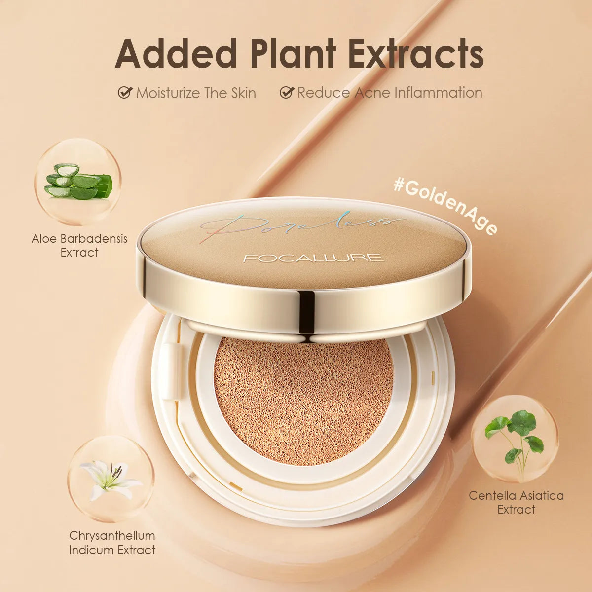 Focallure Waterproof Matte Air Cushion BB&CC Cream