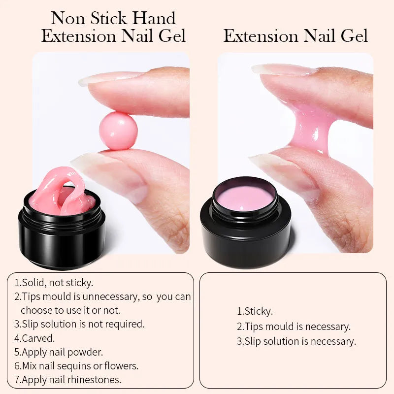 BORN PRETTY 15ML Non Stick Hand Solid Extension Nail Gel