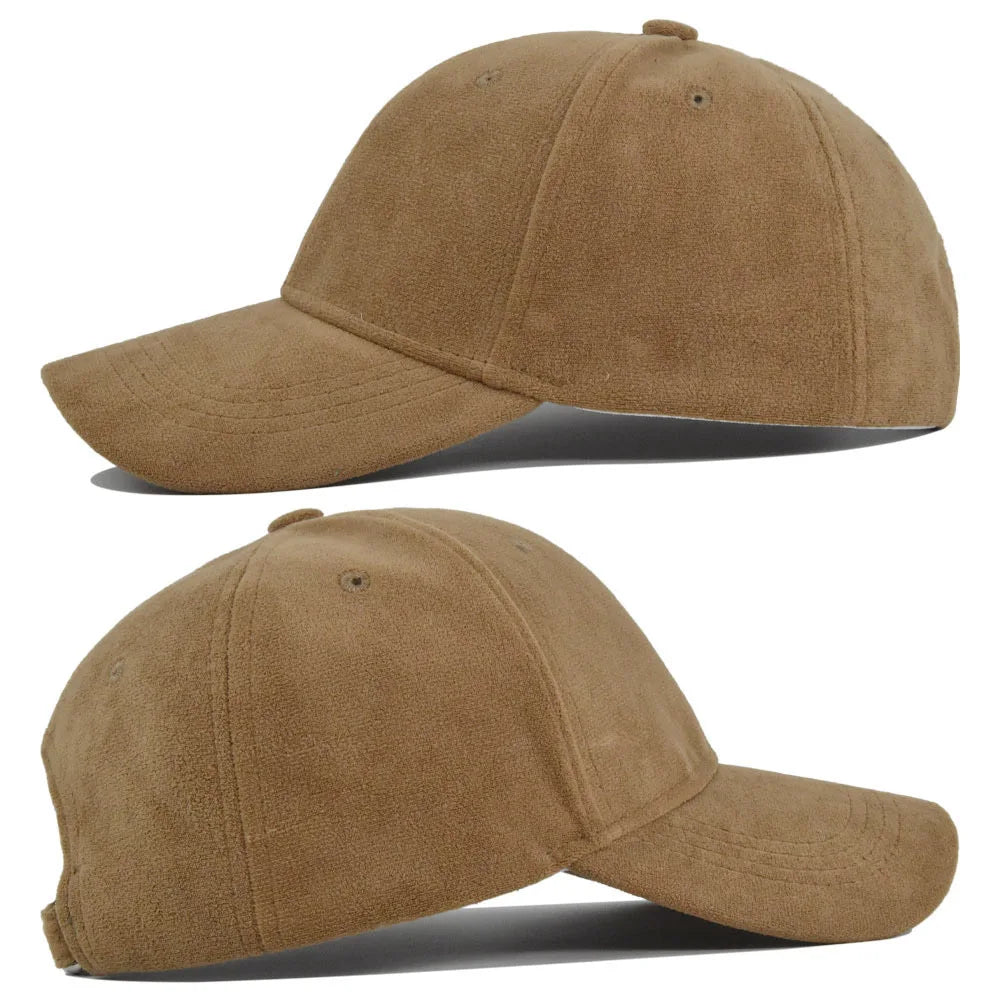 Fashion Suede Baseball Caps