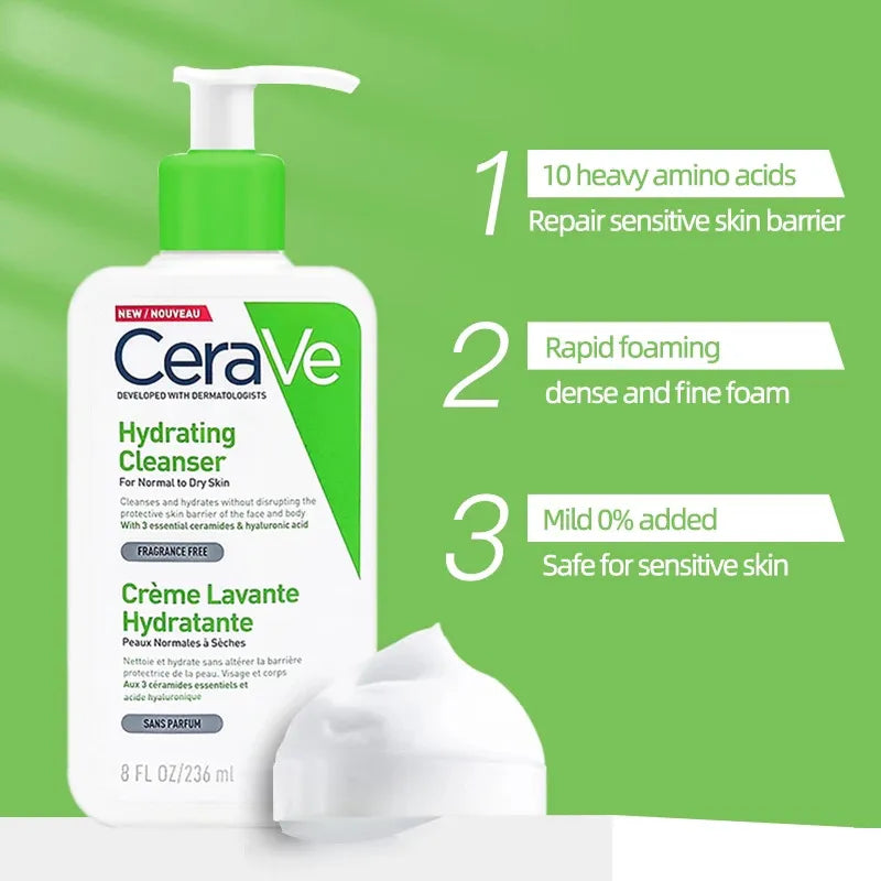 CeraVe Amino Acid Hydrating Facial Cleanser
