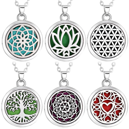 Tree of Life Pendant Aromatherapy Necklace