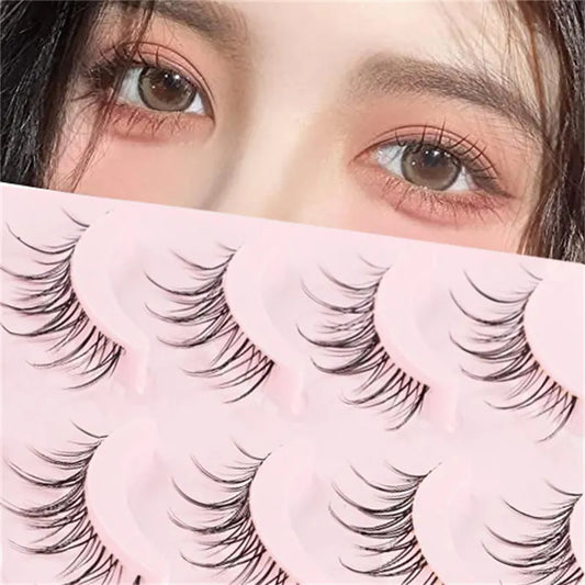 Manga Lashes 5 Pairs Anime Cosplay Faux Mink Lashes