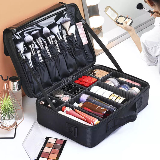 New Oxford Cloth Makeup Travel Cosmetics Case