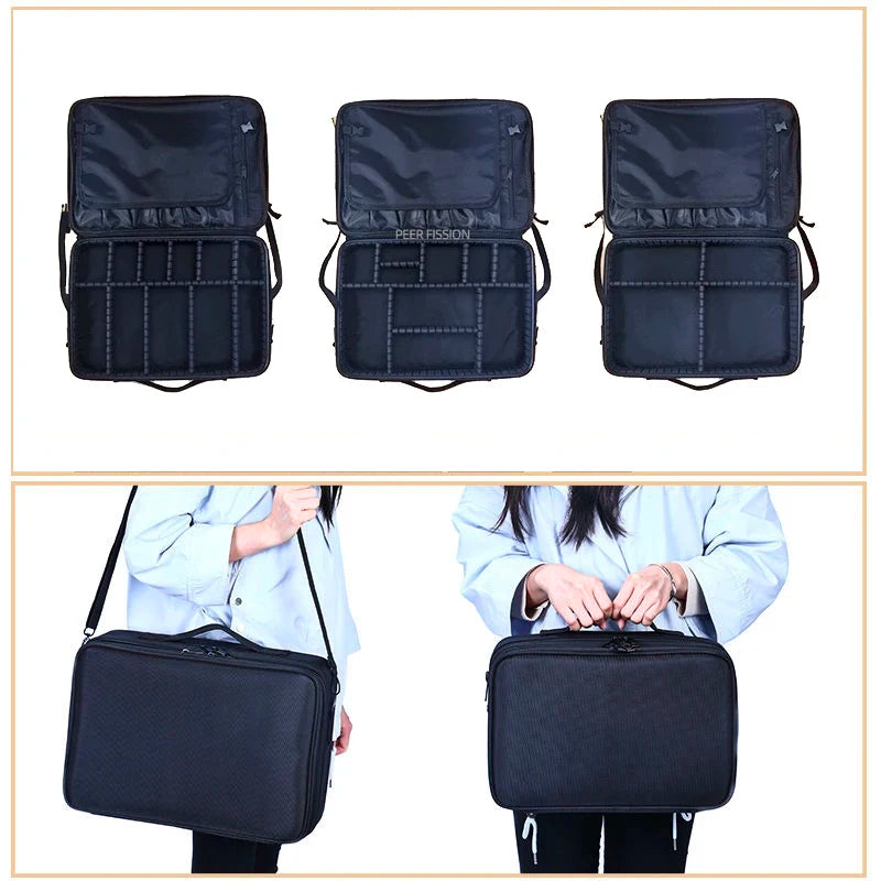 New Oxford Cloth Makeup Travel Cosmetics Case