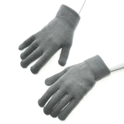 Winter Knitted Plush Gloves