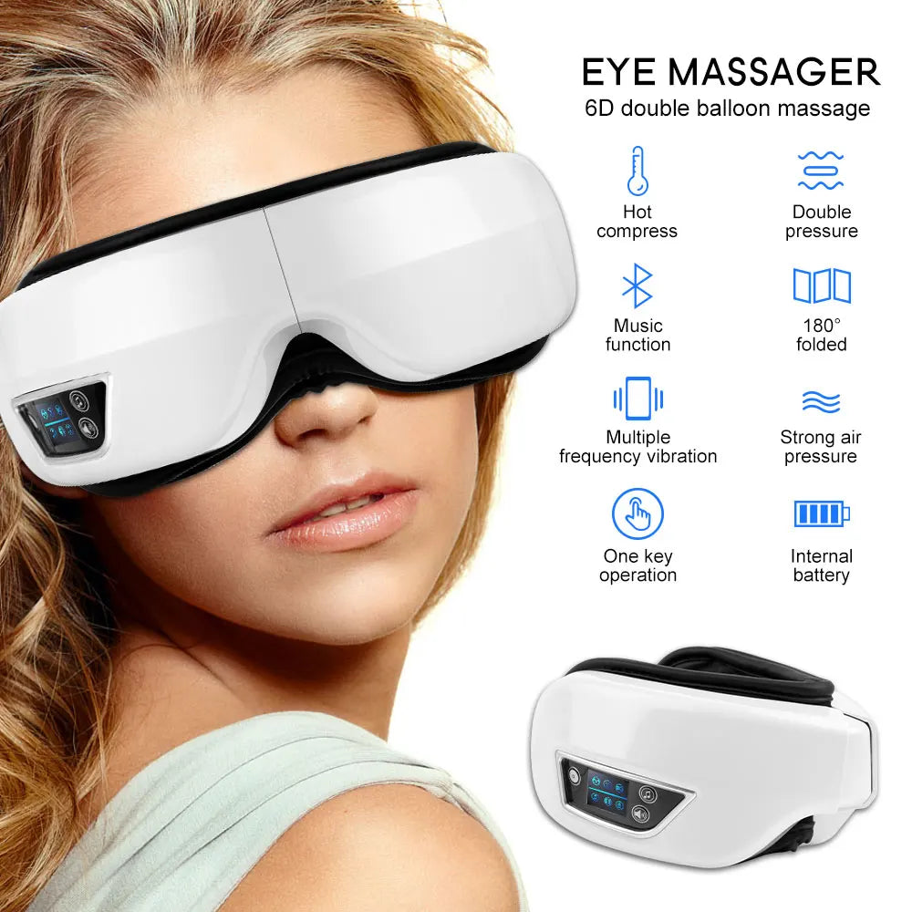 Bluetooth Eye Massage Glasses
