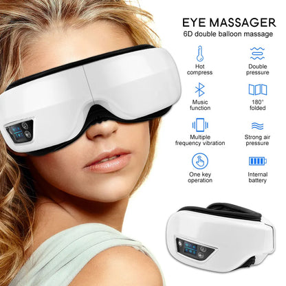 Eye Massager 6D Smart Airbag Vibration Eye Care