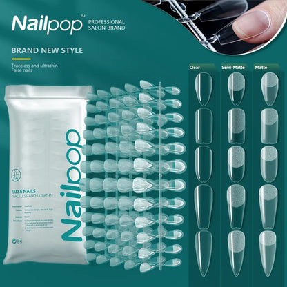 NAILPOP 120pcs False Nails Acrylic Press on Nails