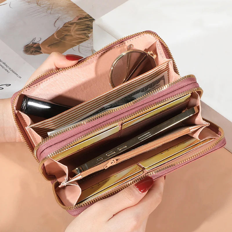 Women's Luxury Money Phone Clutch