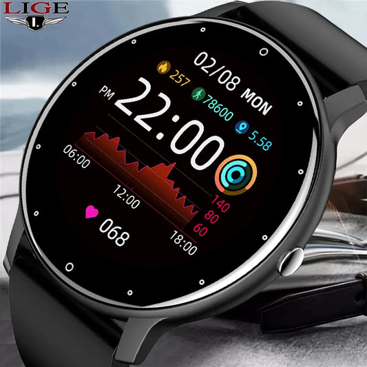 Men;s Full Touch Screen Sport Bluetooth Watch