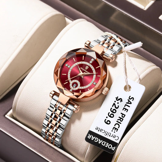 POEDAGAR Luxury Watch For Woman