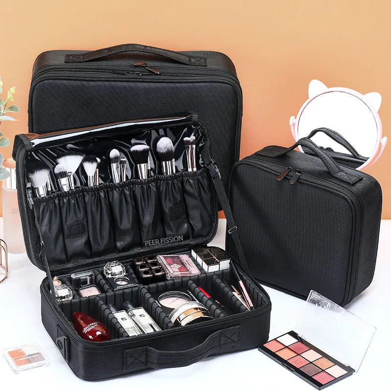 New Oxford Cloth Makeup Travel Cosmetics Case