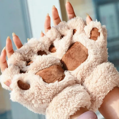 Cat Paw Winter Gloves