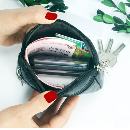 Zipper Keychain Clutch Wallet