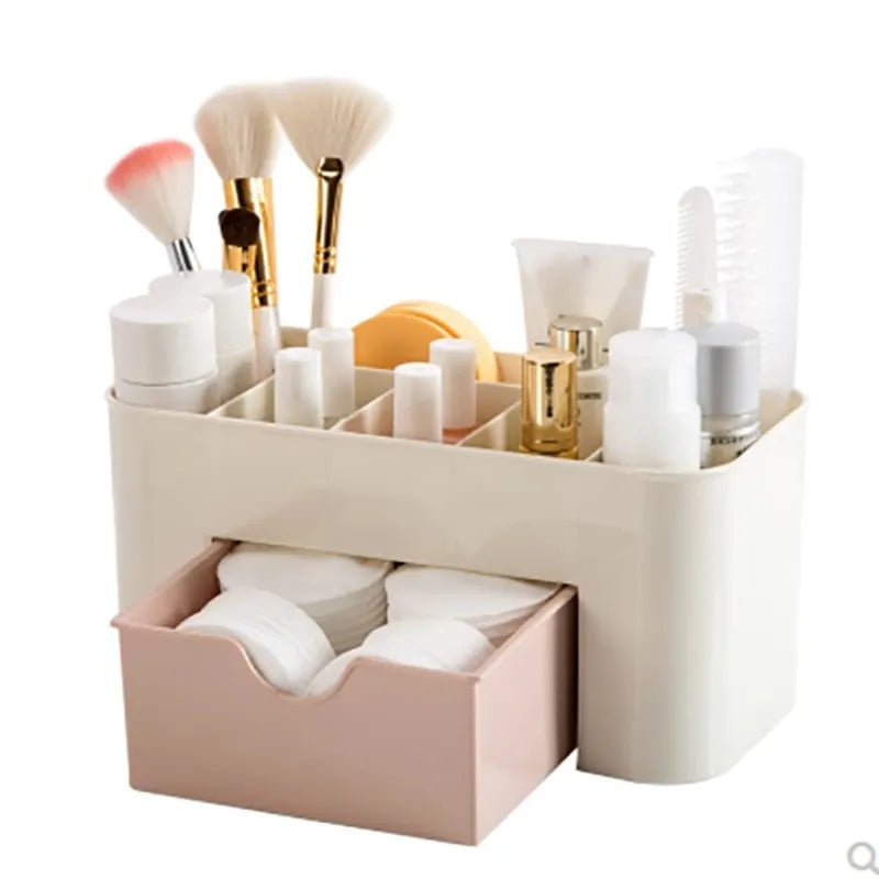 Double Layer Plastic Makeup Organizers