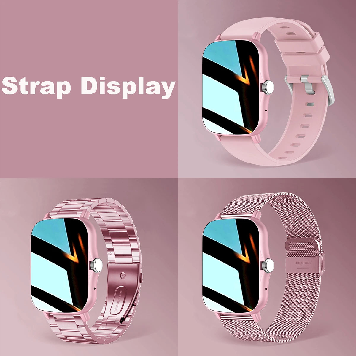 Square Smart Watch Women And Men