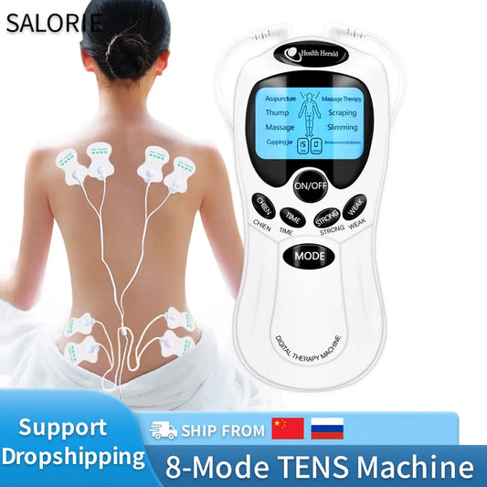 8-Mode Electric Tens Muscle Stimulator