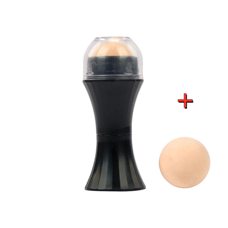 2 in1 Oil Absorbing Roller Natural Volcanic Stone Face Massage Body Stick