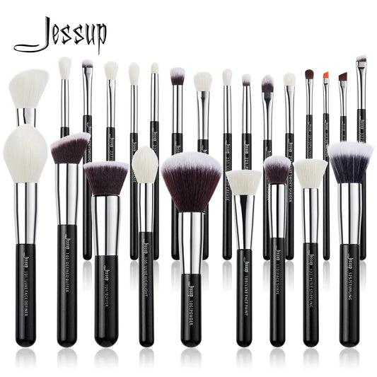 Jessup 25pcs Professional Makeup Brush Set