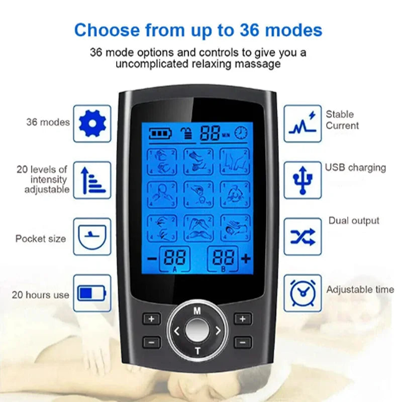 Tens Muscle Stimulator 36-Mode