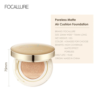 Focallure Waterproof Matte Air Cushion BB&CC Cream