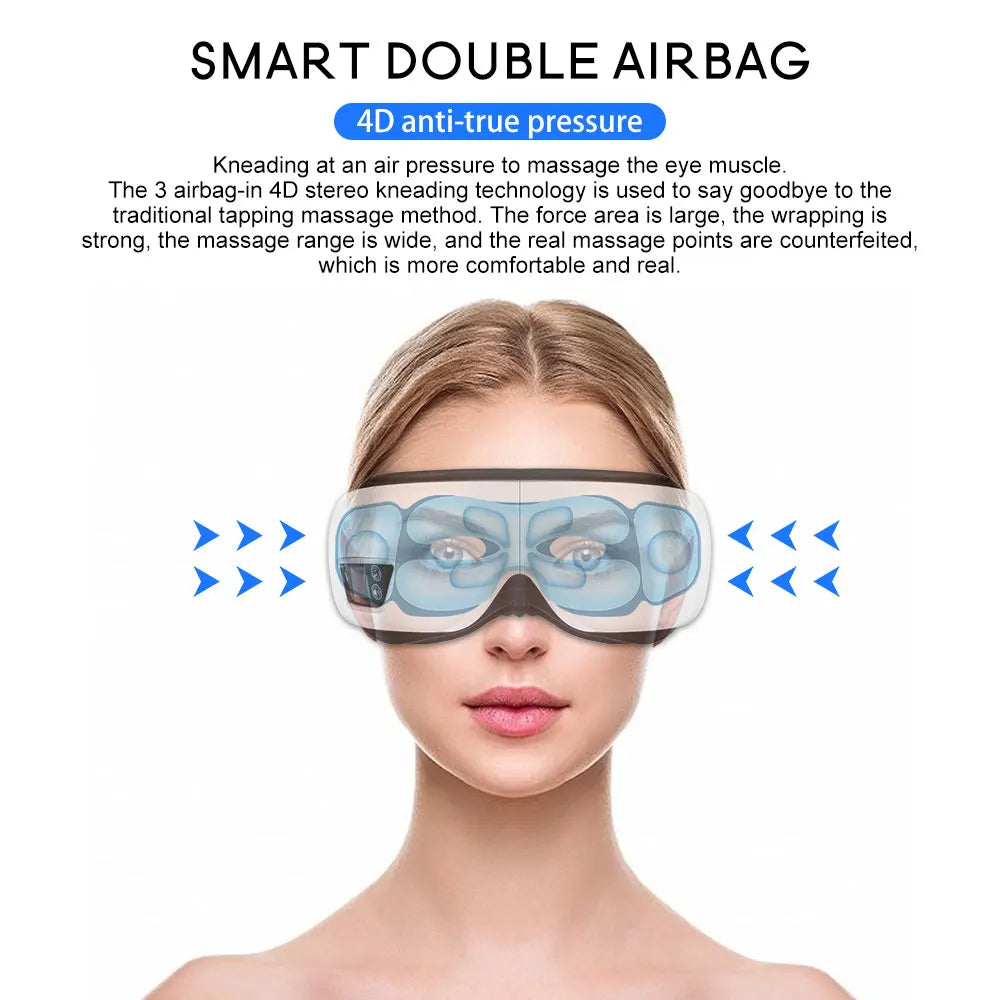 Eye Massager 6D Smart Airbag Vibration Eye Care