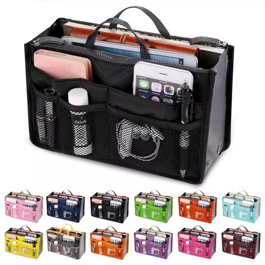 Nylon Travel Insert Organizer Bag